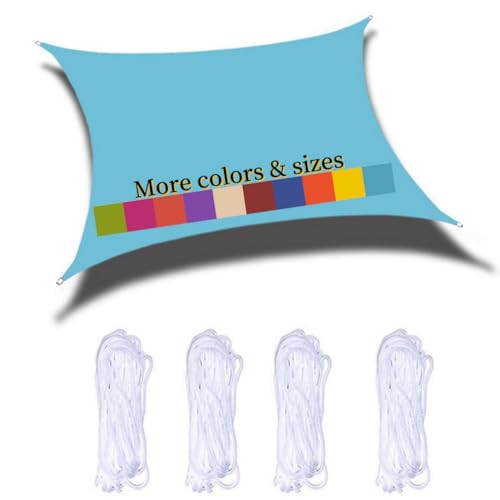 Toldo Vela de Sombra Rectangular 2x4m Impermeable