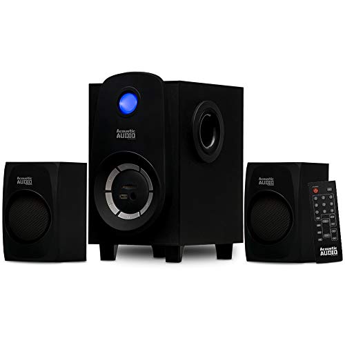 Acoustic Audio Bluetooth 2.1-Channel Home Theater Stereo System Black (AA2107)
