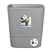 Price comparison product image elho Greensense Aqua Care Square 38 - Self Watering Plant Pot for Indoor & Outdoor - 100% recycled plastic - Ø 38.0 x H 38.9 cm - Grey/Light Concrete