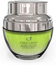 Origani Organic Manuka Honey Gentle Facial Peeling Gel | Gentle Face Exfoliator Scrub and Blackhead Remover | Peel Your Skin to a Fresher You | 1.8 Fl. Oz.