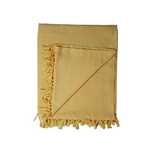 Image of Riyashree Organic Cotton Silky Soft Bhagalpuri Dull chadar lite Blanket & Duvet (52 * 94 in) Combo Pack of 2 CoDull 09 09(Lightweight, Multicolor)