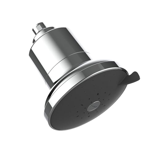 Image of AquaTru Shower - Advanced Shower Filter Removes Impurities from Hard Water to Support Healthy Skin, Scalp, Hair, Reduce Breakage, and Enhance Your Beauty and Self-Care Routine (Polished Chrome)