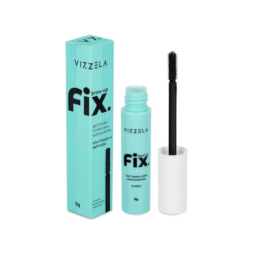 Brow Up Fix Gel Fixador de Sobrancelhas Vizzela Brow Lamination C...