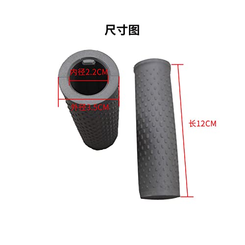 Paire De Poignées En Silicone Flycoo Pour Xiaomi M365/Mi 3 – 12 Cm, Antidérapantes, Double épaisseur, Anti-glisse