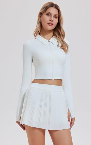 Image of AFZ Pleated Tennis Outfits Woman Polo Athletic Dresses Golf Clothes Athleisure Sets with Shorts