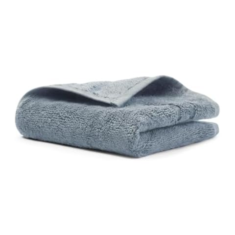 Cariloha Washcloth | Blue Lagoon | 12"x12" | Turkish Cotton & Viscose Material Blend | Extra Smooth and Highly Absorbent Cover