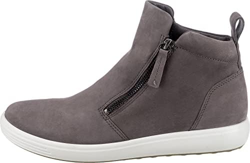 ECCO Women's Soft 7 Zip Bootie 2.0 Sneaker, Gravity, 7-7. 5 | Image 2