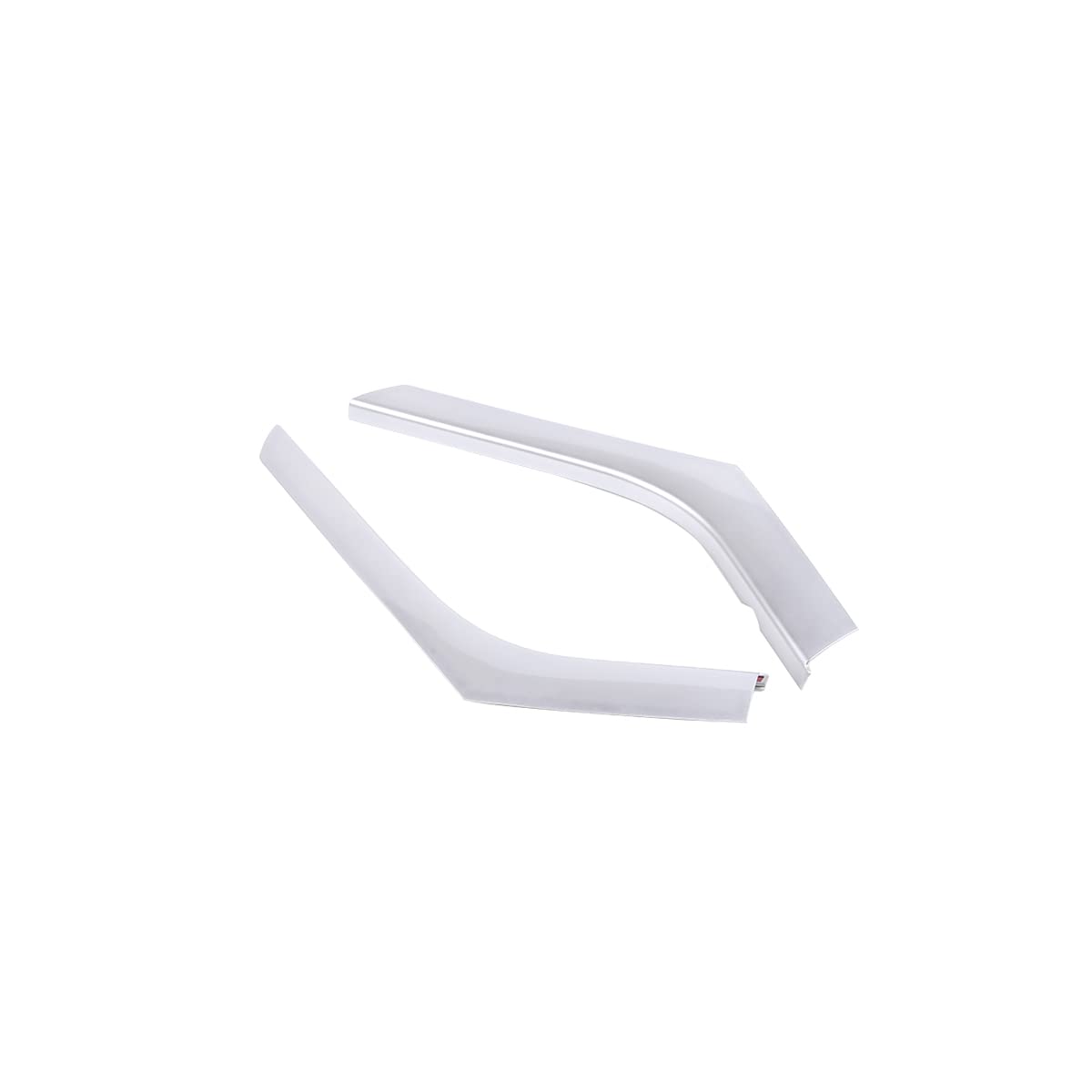 Striscia decorativa laterale per console centrale del cambio, in plastica ABS, per Land Rover Range Rover Evoque 2012-2018 (argento)