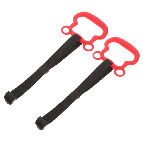 Yardwe anillas ajustables para gimnasia 1 par rojo
