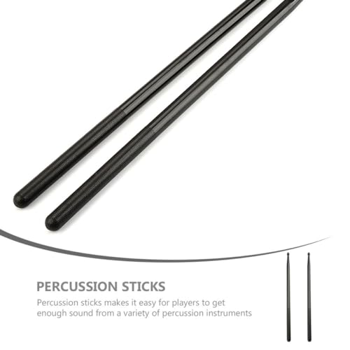 Baquetas de Nylon para Percusión 1 Par Negro miniatura 3