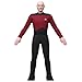 FleXfigs: Captain Kirk & Captain Picard - 2 Character Pack - Articulated Action Figures, Flex It - Pose It!, Collectible Toy Miniatures, Kids Ages 3+