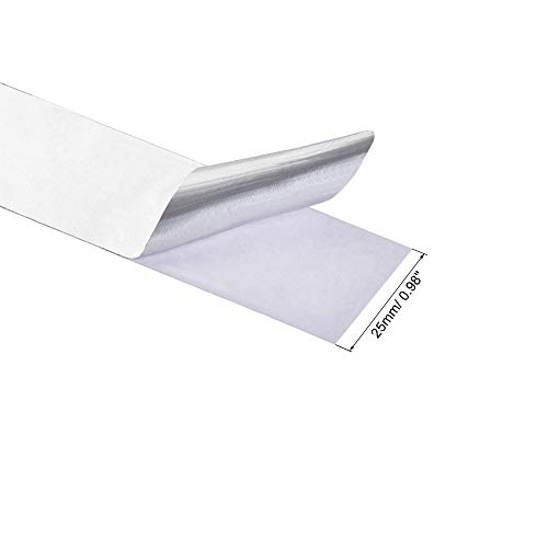 Image of uxcell Aluminum Foil Tape, 25mmx50m Self-adhesive Waterproof High Temperature Sealing Tapes for HVAC Duct Pipe Insulation