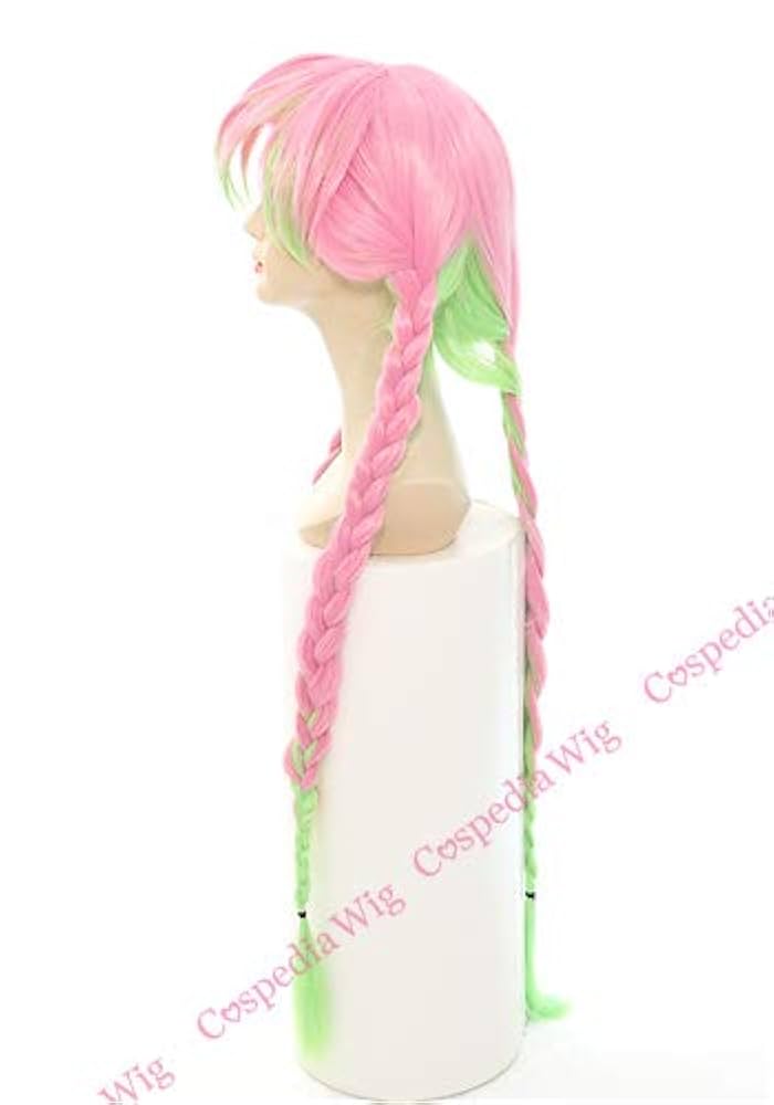 Amazon.co.jp: 鬼滅の刃 甘露寺蜜璃 風 ウィッグ キャラウィッグ