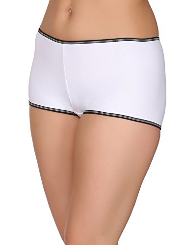 Image of Clovia Women's Cotton Mid Waist Boyshorts