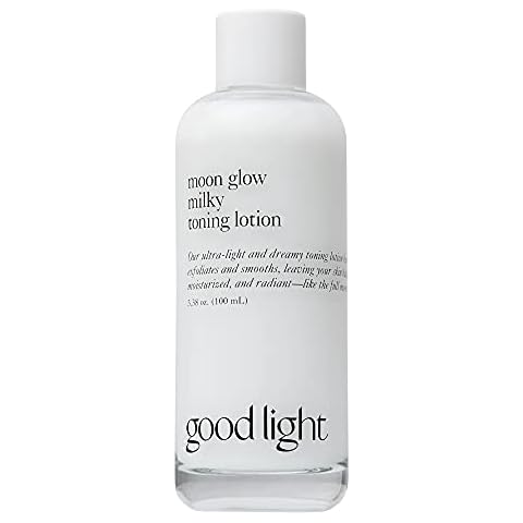 Good Light Moon Glow Milky Toner, Ultra-Light Facial Toner, Non-Comedogenic Face Moisturizer, Hydrates and Sheds Dead Skin Cell, Niacinamide Brightening Toner with Ceramides and AHAs, (3.38 fl oz) Cover