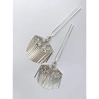 Amazon.co.jp: HALLE（ハレ）ビラかんざし 扇形 ビラ簪 簪 櫛