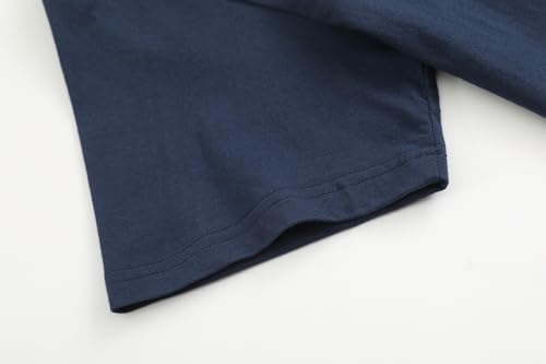Image of Maydear Men Women Basic T Shirt Cotton Short Sleeve Crewneck Casual Plain Tee Everyday Essential Top