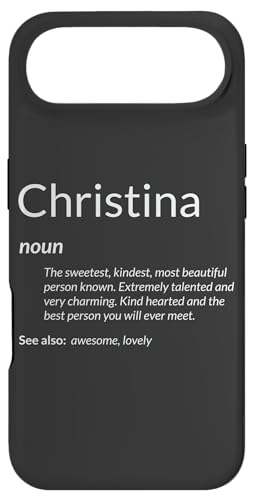 Christina Is Kind Hearted Funny Name Definition Christina �X�}�z�P�[�X iPhone Air �p