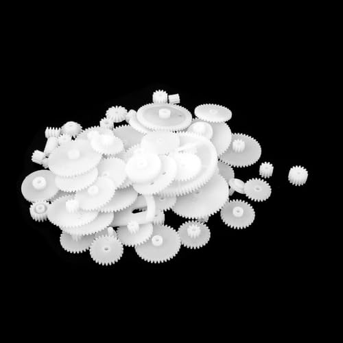 62Pcs 62 Styles Plastic Gears All Module 0.5 Robot Parts for DIY Toy