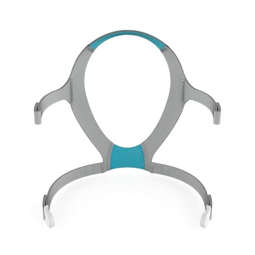 N20 交換用 CPAP ヘッドギア ResMed AirFit N20 / AirTouch N20 鼻マスク対応 - 調節可能なヘッドギア C パップ アクセサリー Airfit N20用ヘッドストラップパーツ - Lサイズ (磁気クリップ2個)