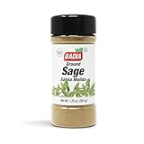 Badia Ground Sage, 1.25 oz – Aromatic & Flavorful Herb for Cooking & Seasoning – Earthy Savory Flavor
