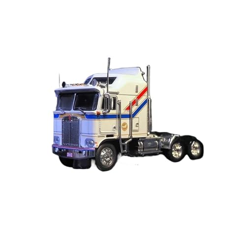 Camion Miniature en Alliage Kenworth K100 Aerodyne 1976 Échelle 1/64 Modèle Réduit Blanc