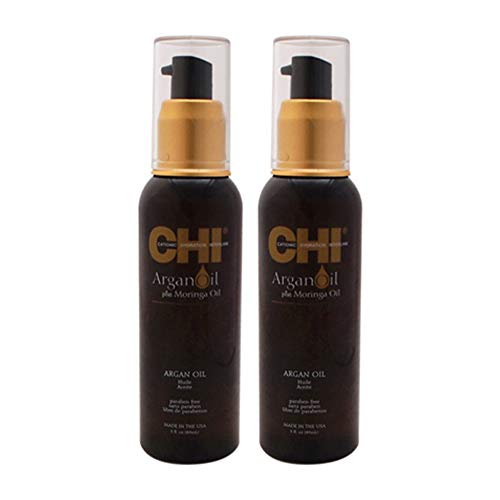 Argan Oil Plus Moringa Oil by CHI for Unisex - 3 oz Oil Mist - (Pack of 2)
