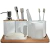 Toothbrush Holder, Household Bathroom Supply Washing Tools Bamboo Soap Dish Soap Dispenser Toothbrush Holder Toilet Brush Bathroom AccessoriesN1320
