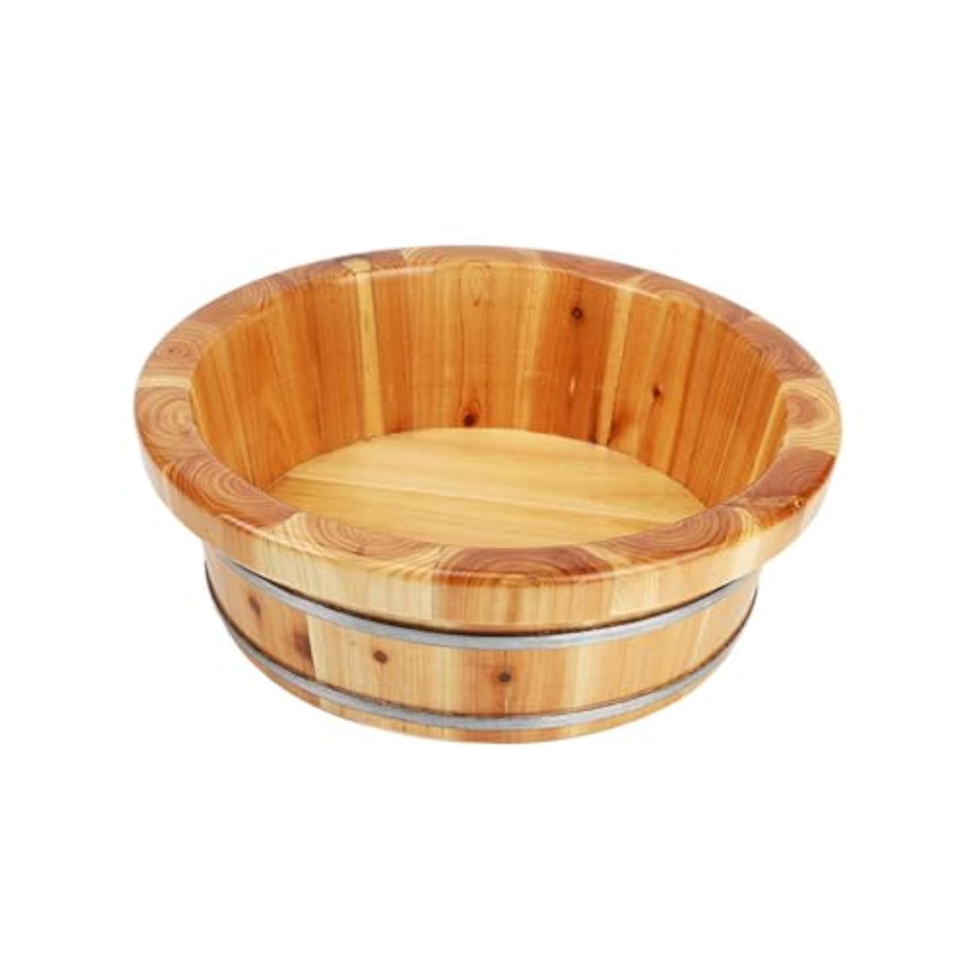 BNF Wooden Foot Bath Basin 16 x 40 cm Soaking Tub