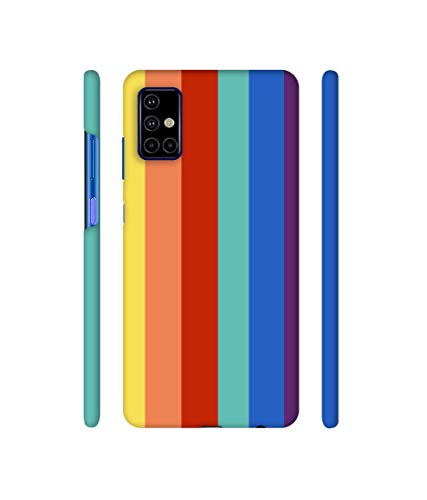 Image of Amazon Brand - Solimo Back Cover for Samsung Galaxy M51 (Plastic Multicolor)