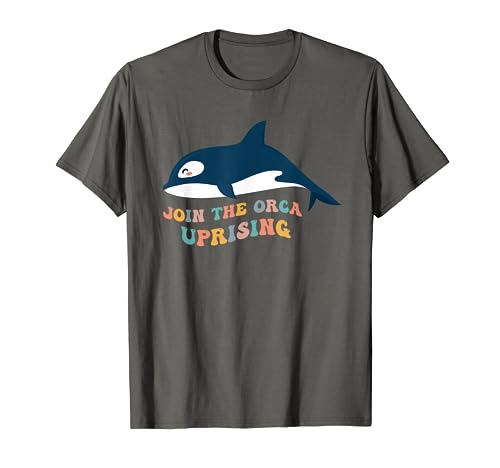 Join The Orca Uprising Yacht Sinking Rich Funny Whale Meme T-Shirt