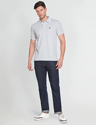 Arrow Tipped Solid Pique Polo Shirt