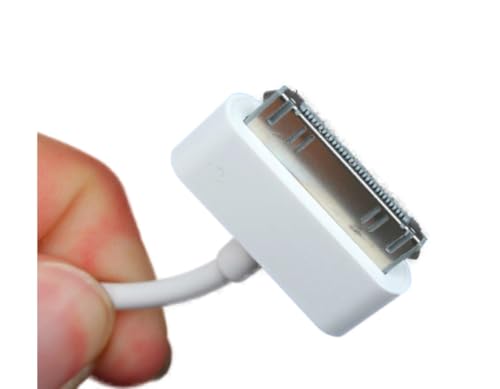 Adaptador de cable de 30 pines, cargador USB a 30 pines, cable USB de 30 pines para 4, 4S, 3G, iPod 3G y 4G