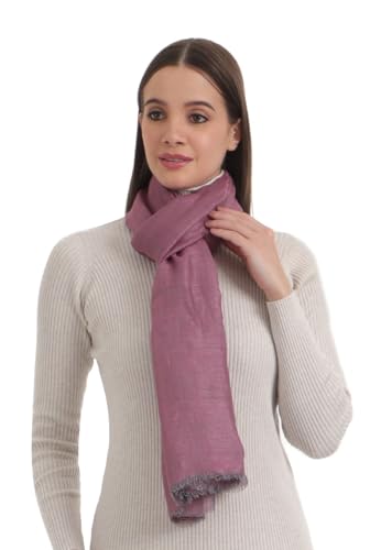 EH 100% Pure Linen Scarf, Stole, two tone color Twill, large, airy, breathable, all weather linen scarf2