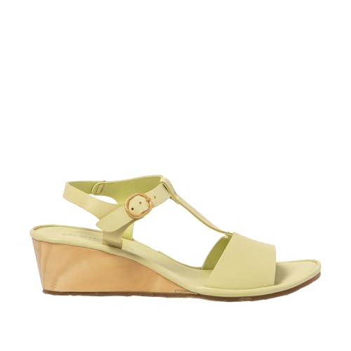 El Naturalista N853 Gaia, Sandalias con cuña Mujer, Lime, 37 EU Ancho