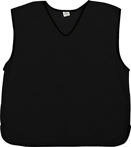 Prospo 10 x formación Baberos Deportes Malla Baberos Rugby fútbol fútbol Deportes Baberos 16 Colores y 4 tamaños, Color Negro, tamaño Extra-Large