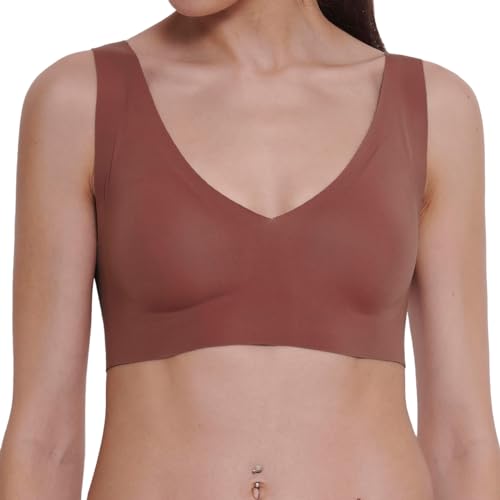 Sloggi Damen Zero Feel 2.0 Bralette, Burnt Henna, M