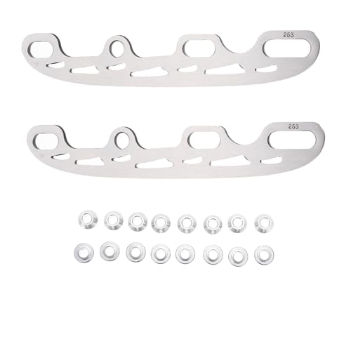 HOODANCOS Cuchillas de Patines de Hielo de Metal Inoxidable para Reemplazo Cuchillas para Patines de Línea y Ruedas de Pequeño Diseño Práctico y Resistente al Frío