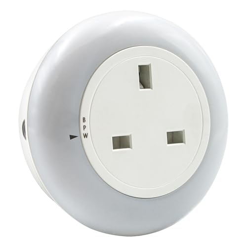 Uni-Com Plug-Through Colour Change Night Light with Dusk to Dawn Sensor, 3...