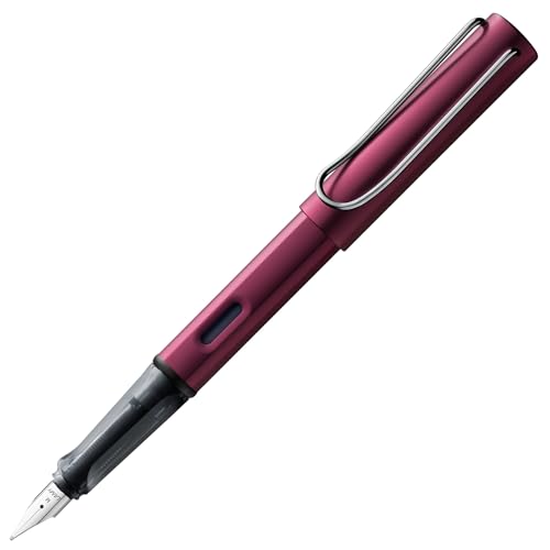 Lamy AL-star black purple Füller mit Stahlfeder in Strichbreite EF