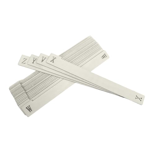 Séparateurs en bois vinyles robustes avec indexation A-Z protectrice