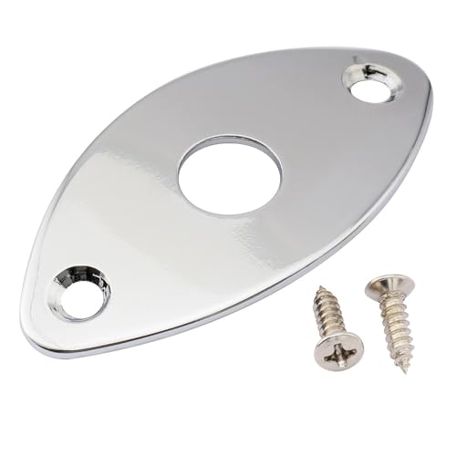 Musiclily Pro Steel Curved Guitar Jack Plate