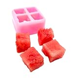 Watermelon Chunk silicone mold, Watermelon fruits silicone mold, Realistic watermelon chunck mold wax melts NS017