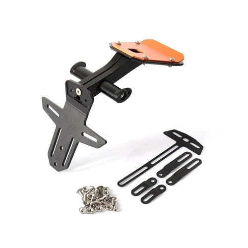 ナンバープレート ステー バイク に適合する390デューク に適合するデューク 390 2024 バイク用リアナンバープレートホルダーブラケット テールタイディフェンダーエリミネーター オートバイナンバープレートホルダー