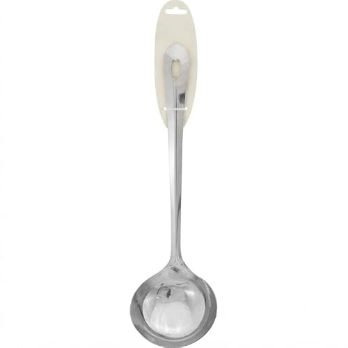 Image of Stainless Steel Soup Ladle Kitchen Cooking Serving Spoon Metal Cooking Tool