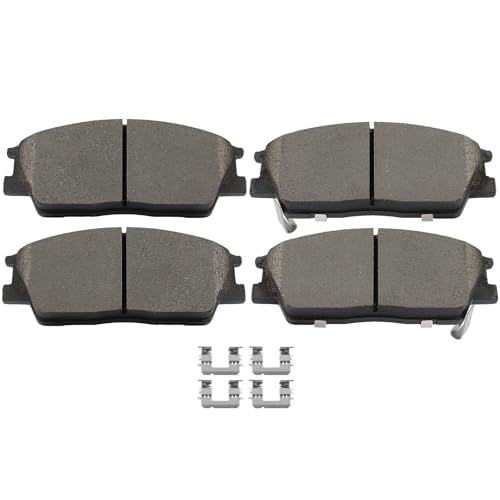 Image of SCITOO D2285 Front Ceramic Brake Pads Sets w /Hardware Replacement For Hyundai For Venue 2020-2024,For Kia For Soul 2020-2024
