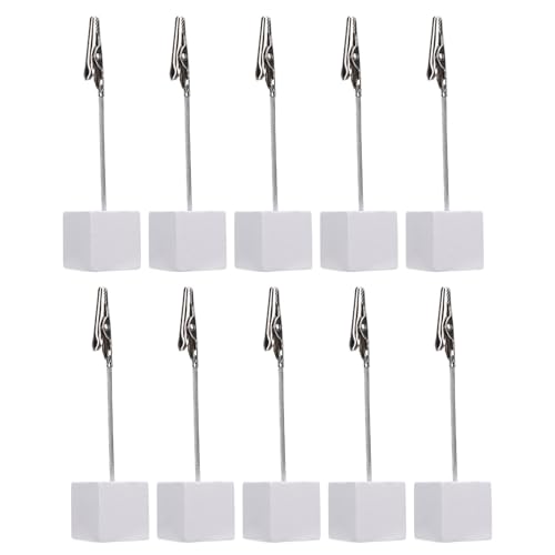 Table Cards Clip, Wooden Table Number Holder Stand Clip Place Card Holders Memo Number Holder Card Display Stands for Wedding Party Menu Name Desk