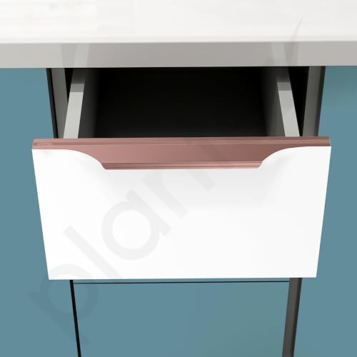 Image of Plantex Profile Handle for Kitchen Cabinet /12 Inch Aluminium Drawer Profile Handle /Wardrobe Pull Handle for Home /Office /Hotel - Pack of 1 (Rose Gold)
