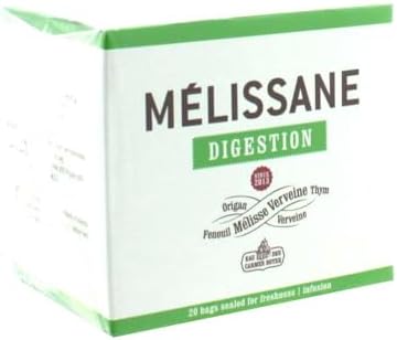 EAU DE MELISSE - TISANE BIO - DIGESTION BIO (20 sachets)