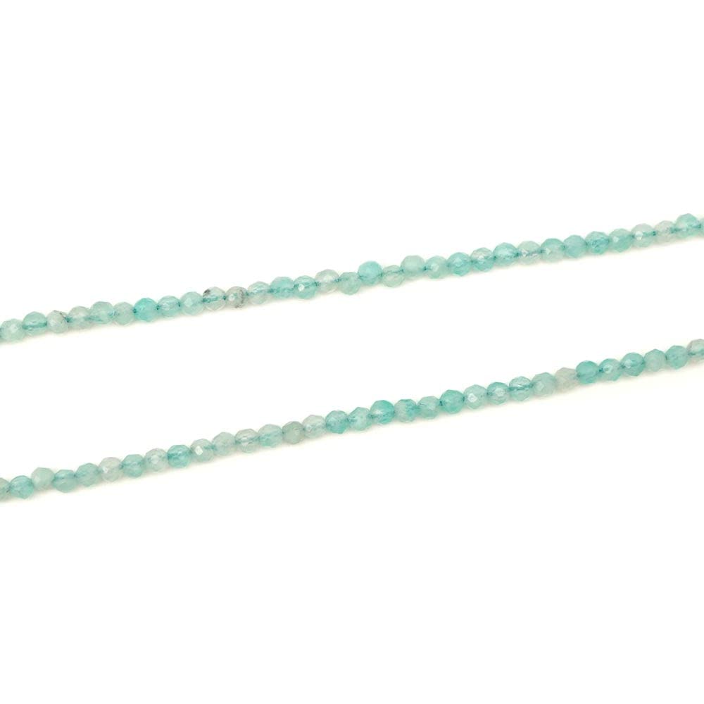Amazon.co.jp: アマゾナイト 天然石 2mm Amazonite 多面カット